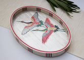 Bright Birds Oval Tray - Rofoof- The Mob Collective